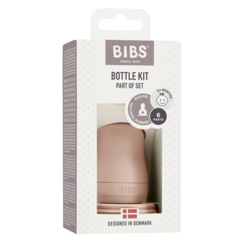 Kit pentru biberon din sticla Bibs blush