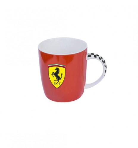 Cana Ferrari ceramica rosie