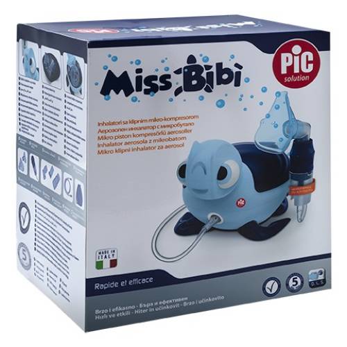 Aparat de aerosoli Miss Bibi PiC Solution cu micropiston