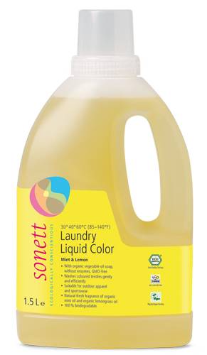 Detergent ecologic lichid pentru rufe colorate 15L Sonett