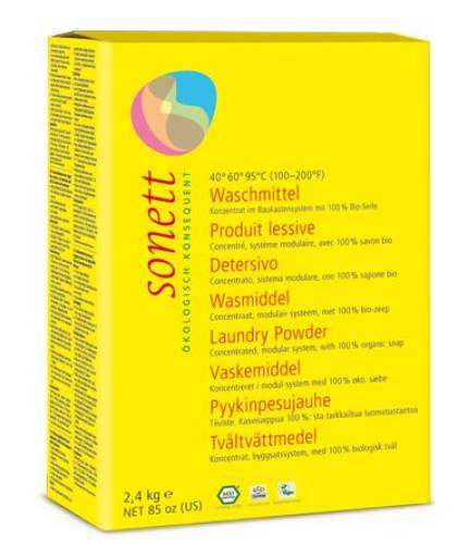 Detergent ecologic praf pentru rufe 24 kg Sonett