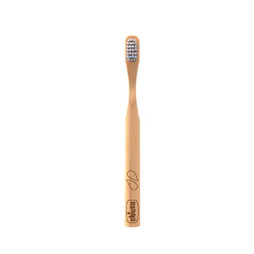 Periuta de dinti pentru copii Chicco din bambus ambalaj albastru 3ani+