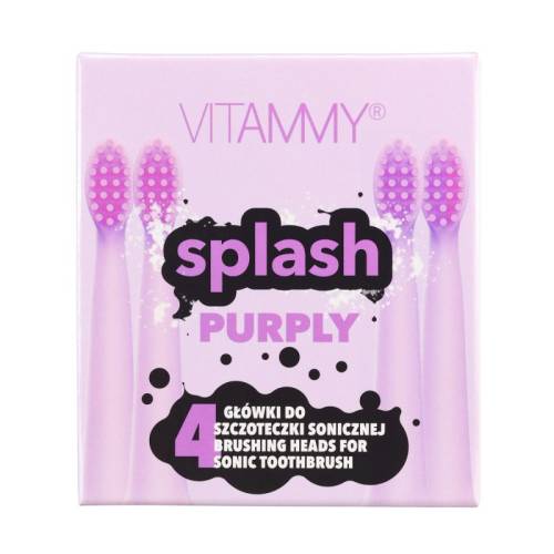 Set 4 rezerve periuta de dinti Vitammy Splash TH1811-4 Purply violet