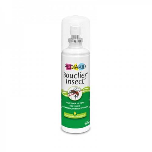 Spray natural anti tantari si capuse Bouclier Insect 100 ml Pediakid