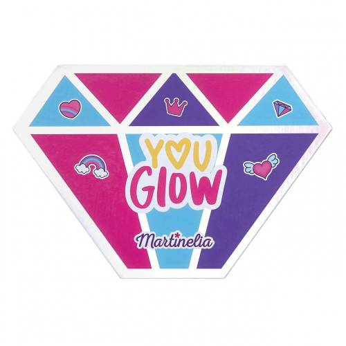 Paleta de machiaj in forma de diamant - You Glow Super Girl - fetite - Martinelia