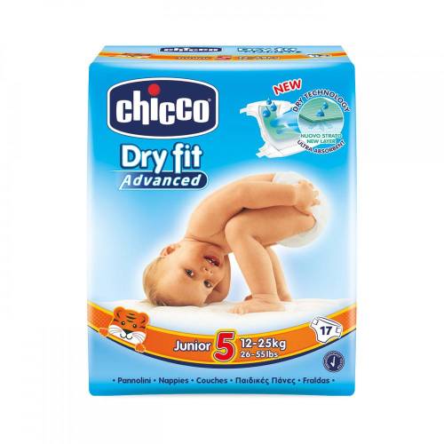 Scutece Chicco Dry Fit Advanced Junior nr5 12-25kg 17buc