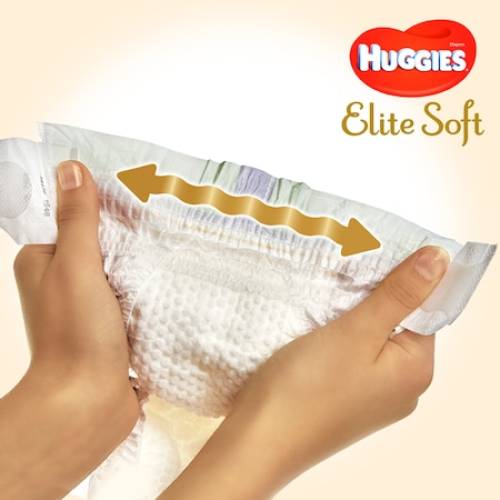 Scutece Huggies Elite Soft 1 - 3-5 kg - 84 buc