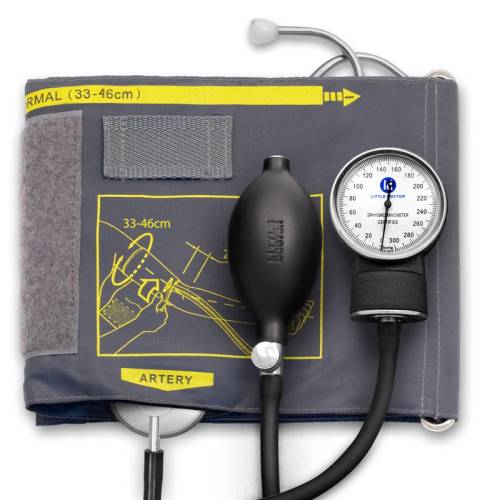 Tensiometru mecanic Little Doctor LD 60 - stetoscop atasat - manseta 33-46 cm