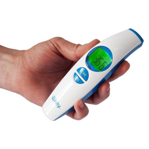 Termometru de frunte fara contact cu scanare infrarosu Sanity BabyTemp