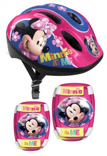 Set protectie 3 piese casca - genunchiere si cotiere Stamp Combo Minnie