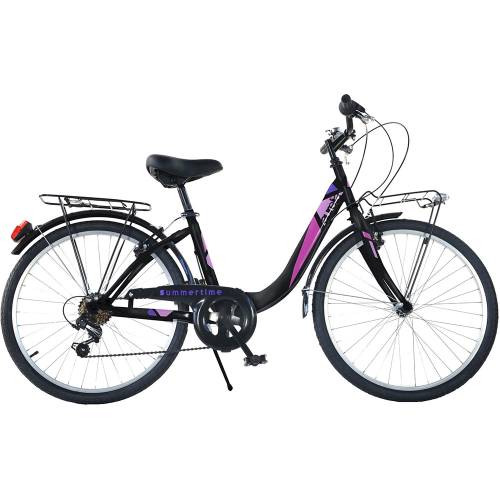 Bicicleta Dino Bikes 26 inch City Summertime negru