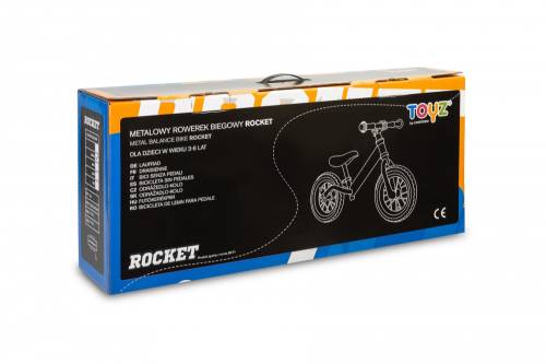 Bicicleta fara pedale Toyz Rocket Grey