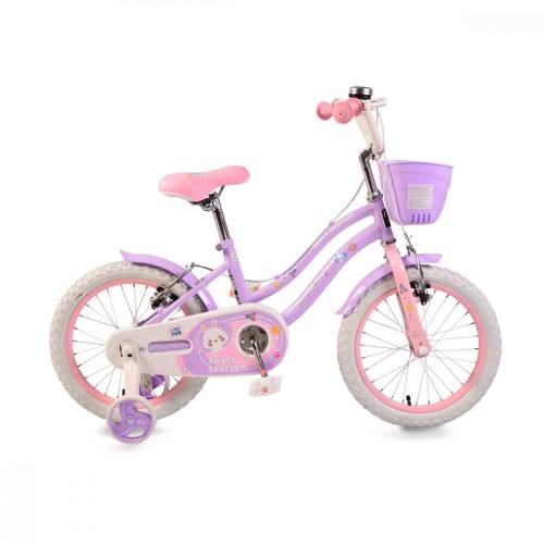Bicicleta pentru fetite Moni Space Tourism 16inch Purple