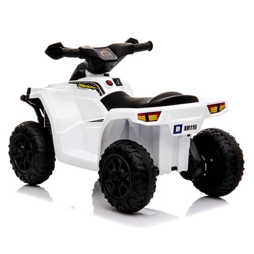 ATV electric cu roti din cauciuc Nichiduta X Racer 6V White
