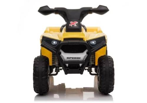 ATV Quad electric pentru copii XH116 LeanToys 5703 galben-negru