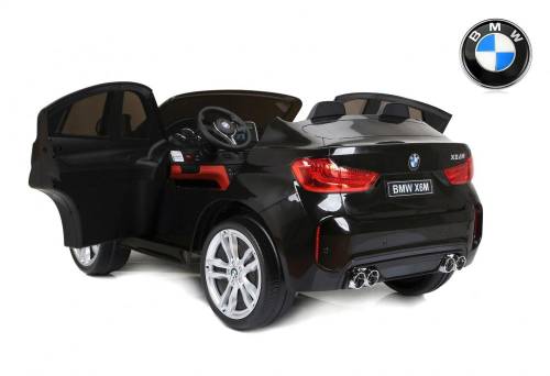 Masinuta electrica BMW X6 M XXL Black cu doua locuri si telecomanda 24 Ghz