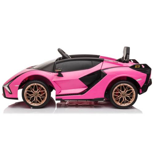 Masinuta electrica Lamborghini Sian 4 x 4 roz