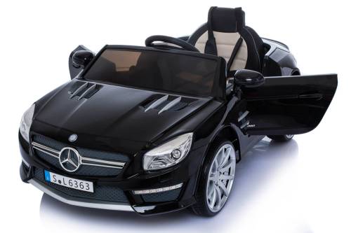 Masinuta electrica cu roti din cauciuc Mercedes Benz AMG SL63 Black