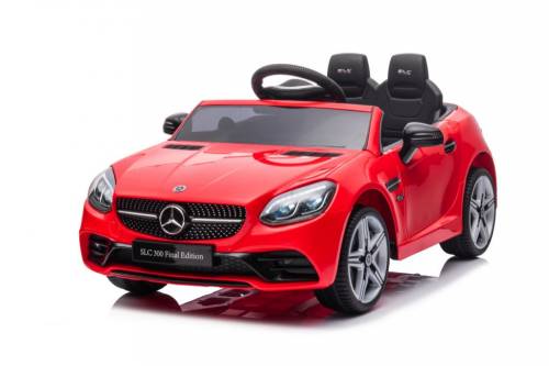 Masinuta electrica cu scaun de piele Mercedes SLC 300 Red