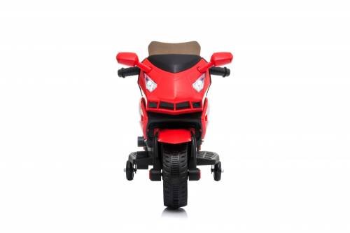 Motocicleta electrica cu roti ajutatoare Nichiduta Super Racing Red