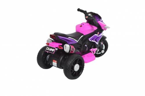 Motocicleta electrica cu roti din cauciuc EVA Nichiduta Champ Pink