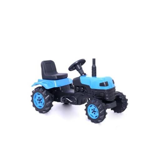 Tractor cu pedale albastru