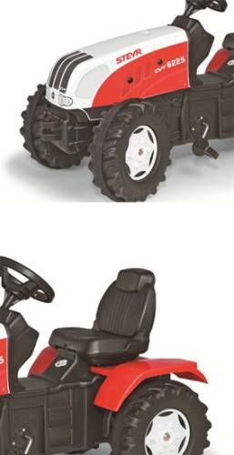 Tractor cu pedale Rolly Toys Steyer CVT cu cupa