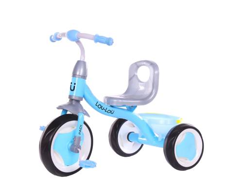 Tricicleta pentru copii KikkaBoo cu cosulet depozitare Paddi Albastru
