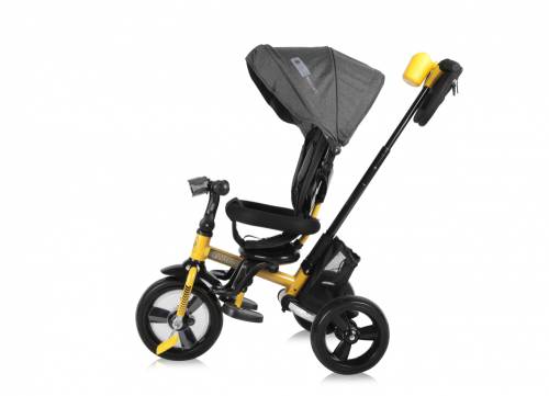 Tricicleta multifunctionala 4 in 1 Enduro scaun rotativ Yellow Black