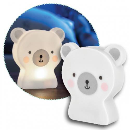Lampa de veghe cu LED cu oprire cronometrata forma ursulet alba Lumilu Cute Friends Bear Reer