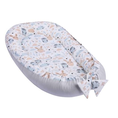 Baby Nest multifunctional din bumbac Happy Animals