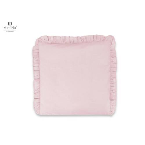 Perna clasica de dormit MimiNu cu husa detasabila din bumbac 40x40 cm Royal powder pink